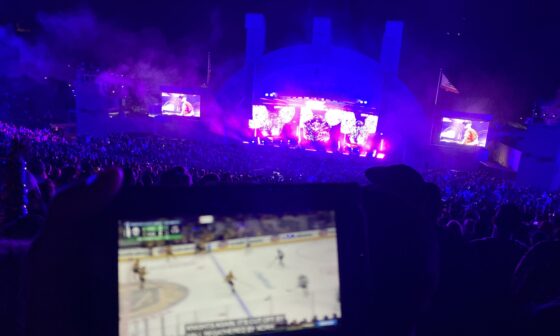 Deadmau5 played at the Knights game?!
