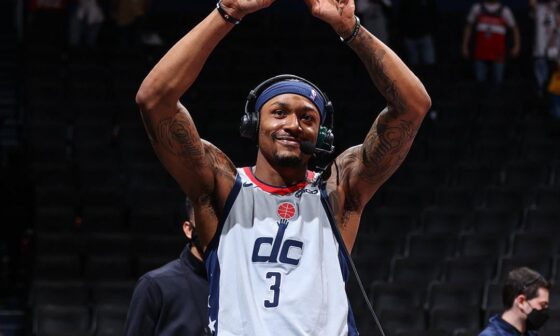 Stop using recency bias to defile Beal’s name. His time here didn’t work out in the end but his work on and OFF the court is undeniable. 3x Allstar, 2nd ALL TIME!! leading scorer, and Community Assist Award Winner. He’s not some saint either but people are just being dicks for no reason..