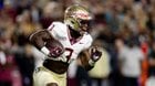 [MLFootball] FSU star running back Trey Benson is on his way to New York for his TOP-30 visit with the Giants, he tells MLFootball The 21-year-old is widely regarded as the top running back in the draft by several teams and is projected to be selected in the second round.