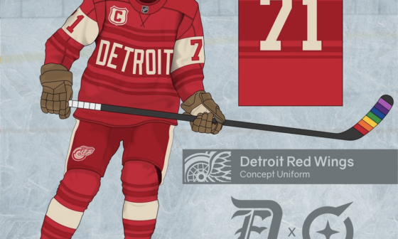 Detroit Red Wings - Alternate Uniform Concept