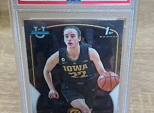 Catlin Clark 2022-23 Bowman U PSA Graded ROOKIE CARD