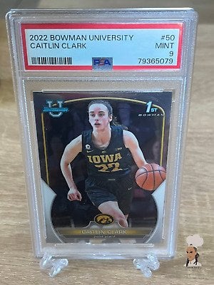 Catlin Clark 2022-23 Bowman U PSA Graded ROOKIE CARD