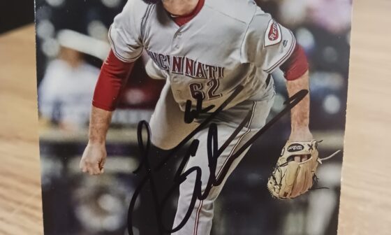 Posting a Reds autographed card every day until we win the World Series. Day 315: Jackson Stephens