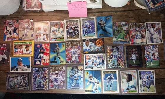Dallas Cowboys Football Card Collection for sale $60 takes it all. Message me if you're interested