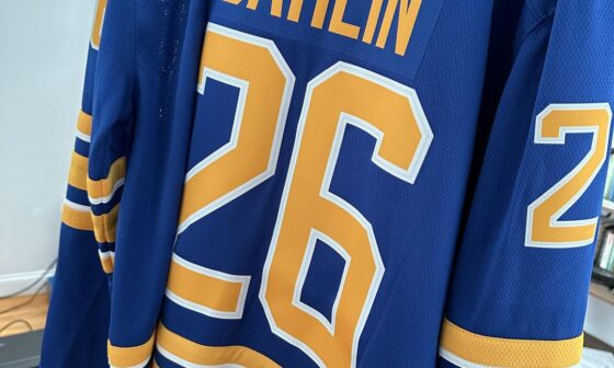 Anyone interested in a brand new (w/ tags) Rasmus Dahlin jersey size L for $120 shipped?