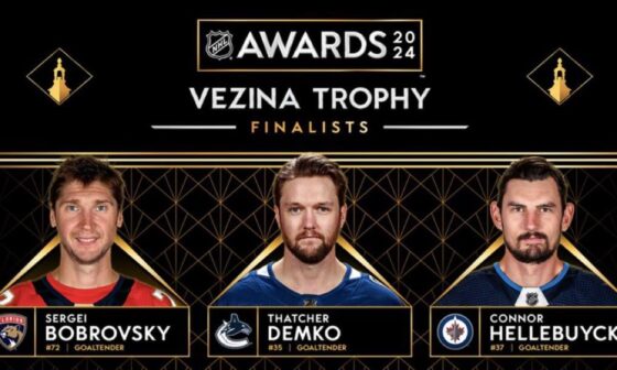 [Greg Wyshynski] Regarding the Vezina: 1. Sergei Bobrovsky wasn’t even the best goaltender on his own team in the regular season, let alone third best in the NHL.     2. I can’t believe I’m going to say this but ... Jordan Binnington was robbed here.