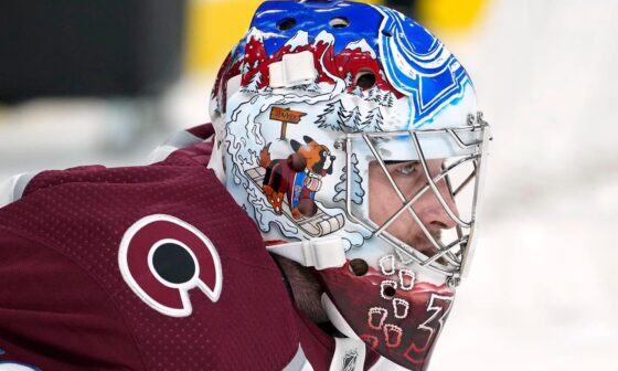 One thing I haven't seen mentioned as we wish Francouz well in his retirement...dude had the greatest mask in Avalanche history