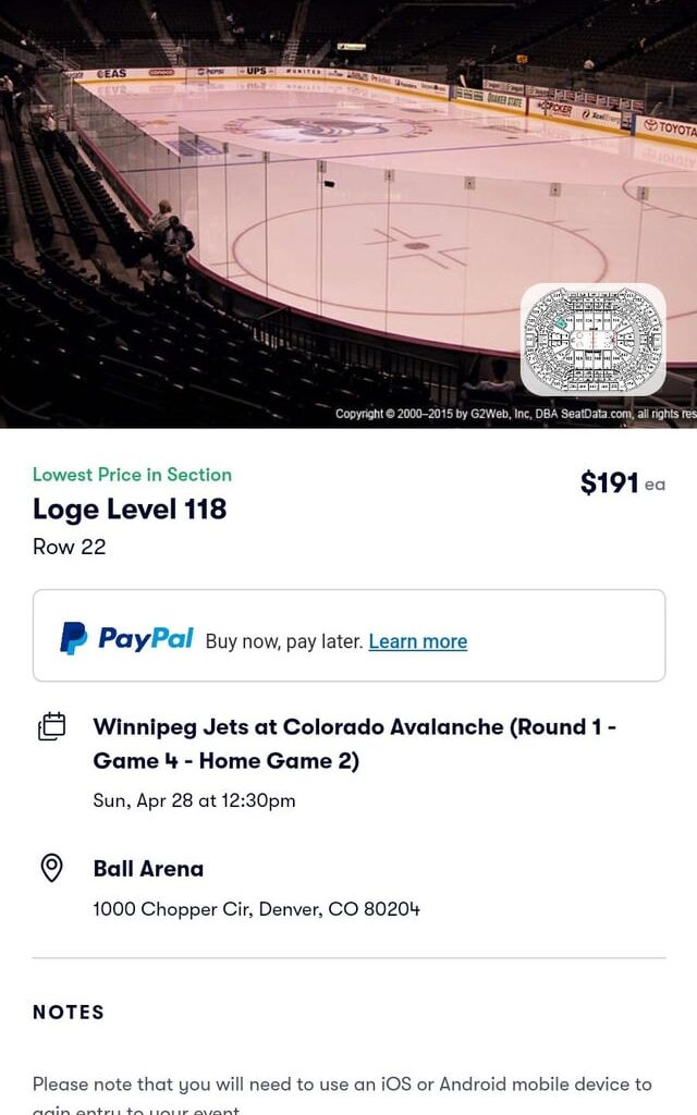 Can congress move quicker on the TicketMaster/VividSeats monopoly so I can see a playoff game? The fees get worse by the day.