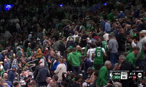 Boston fans leaving the game early. You love to see it.