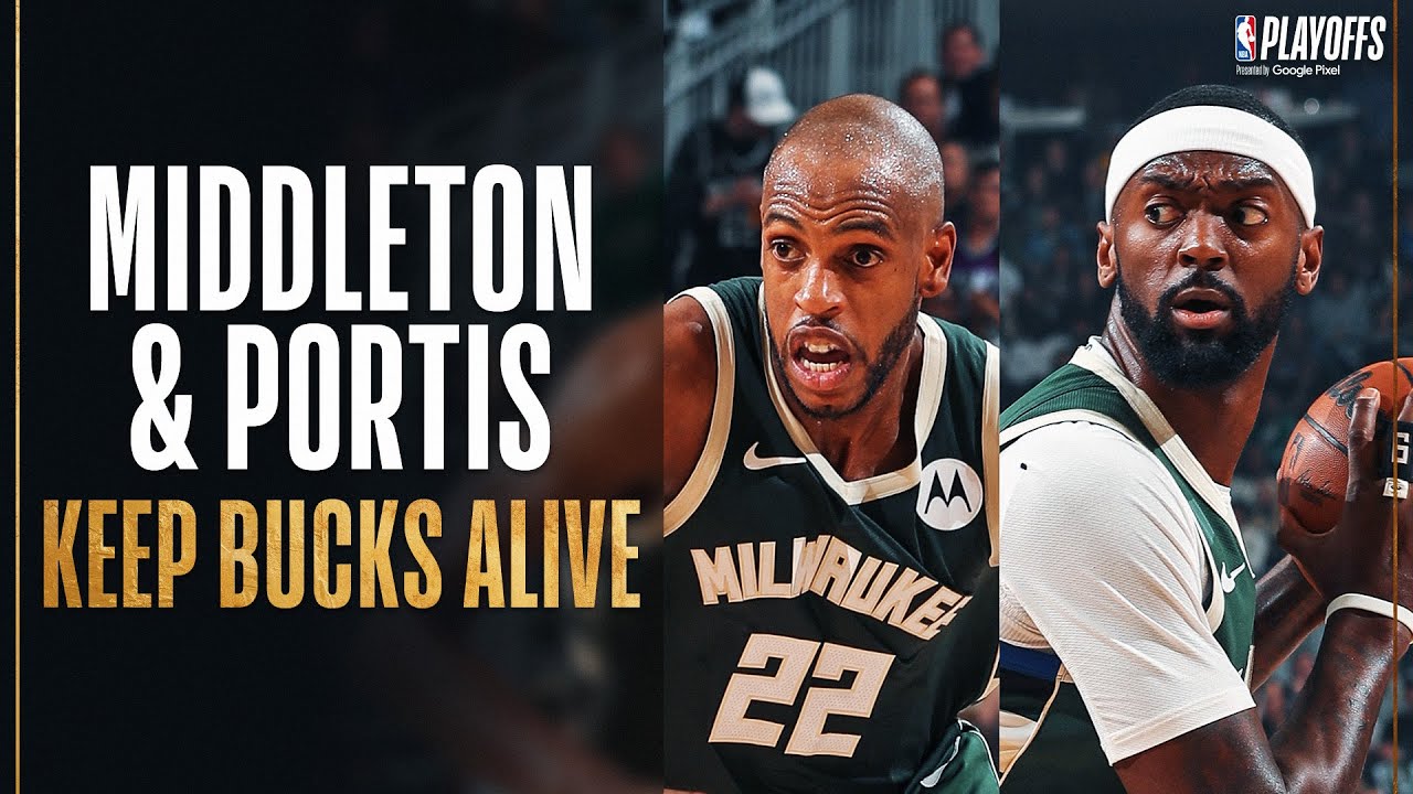 Khris Middleton & Bobby Portis GO OFF In Must-Win Game 5! 😤| April 30, 2024