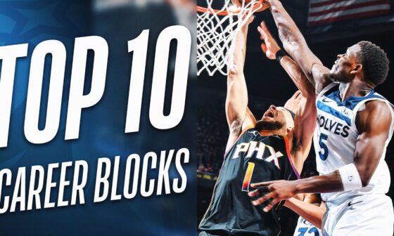 Anthony Edwards Top 10 Career Blocks