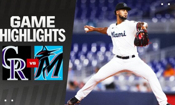 Rockies vs. Marlins Game Highlights (5/1/24) | MLB Highlights