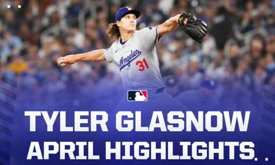 Tyler Glasnow was DEALING in April! (14Ks vs. Twins, 8 Inning shutout vs. Mets, and more!)