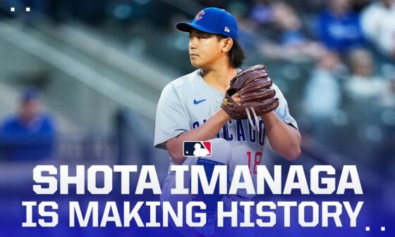 Shota Imanaga is MAKING HISTORY! (5-0, 0.78 ERA so far in MLB career!)  今永昇太