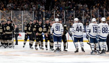 Nothing better than a handshake line to end an epic series! 🐻🤝🍁