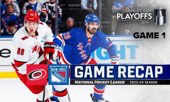 Gm 1: Hurricanes @ Rangers 5/5 | NHL Highlights | 2024 Stanley Cup Playoffs