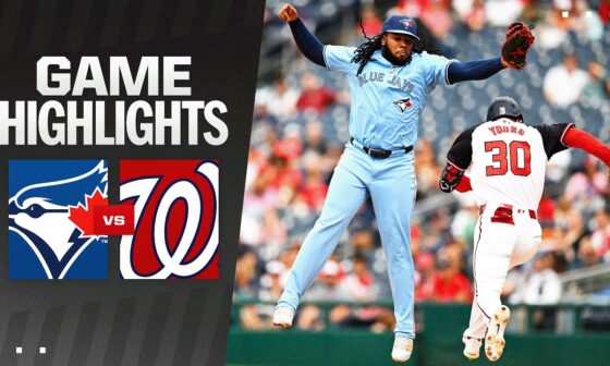 Blue Jays vs. Nationals Game Highlights (5/5/24) | MLB Highlights