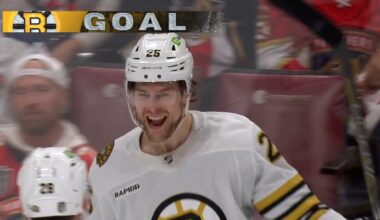 Brandon Carlo's got that DAD STRENGTH! 💪 👶 🐻