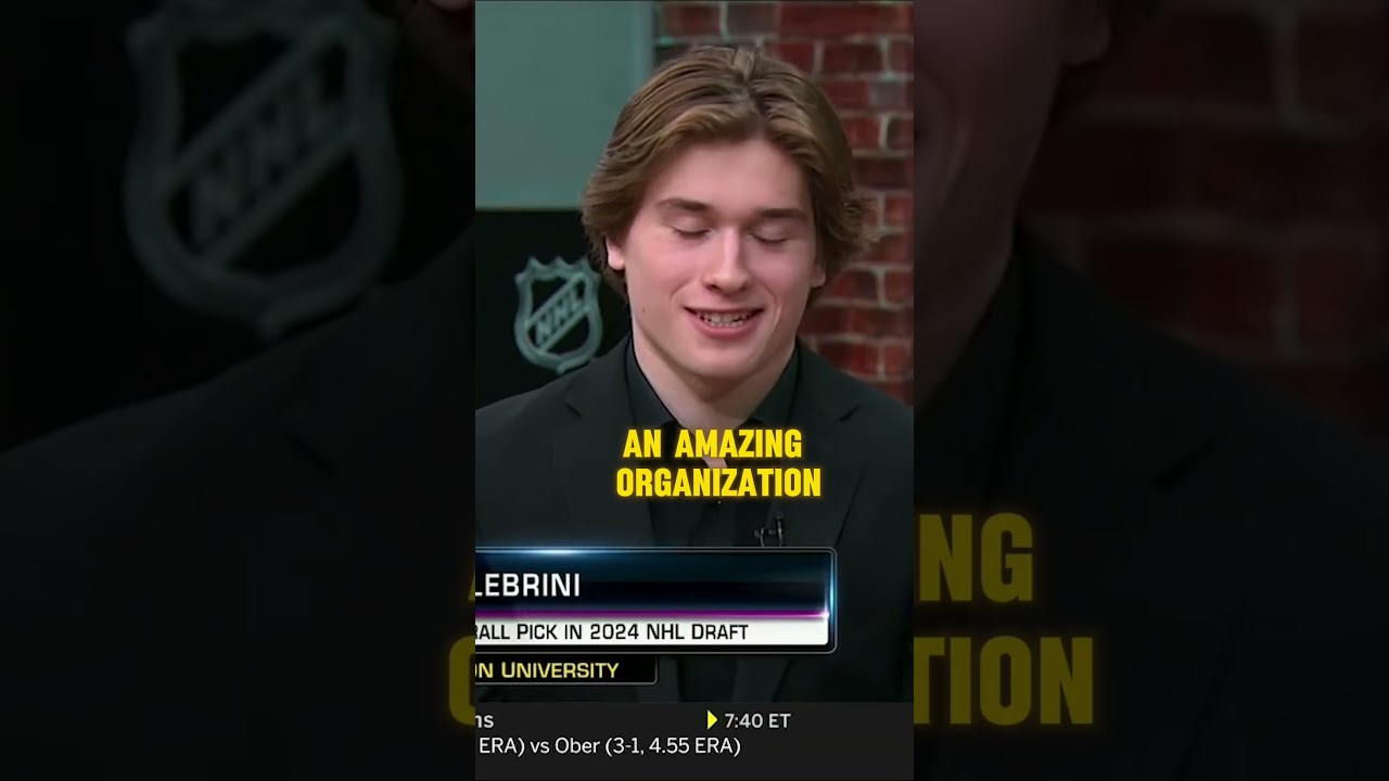 Celebrini talks San Jose 🦈👀