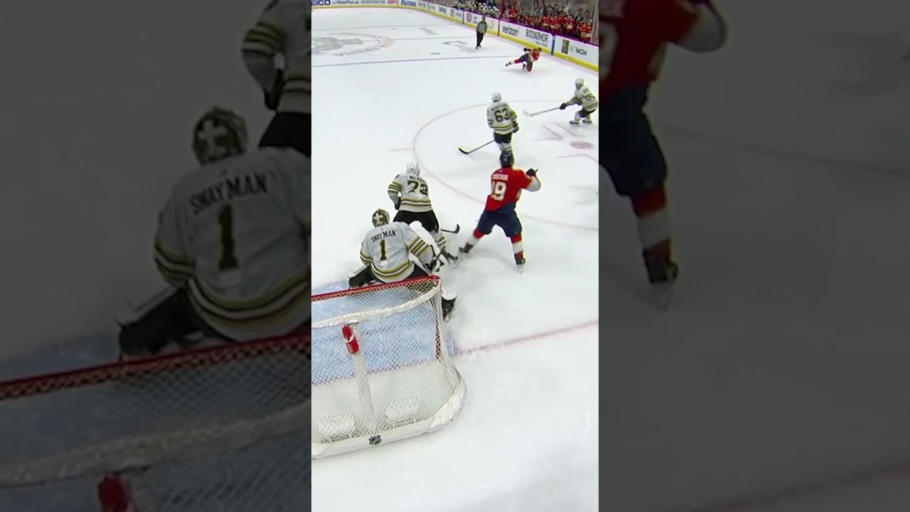 Forsling beats Swayman AND the BUZZER! 🚀🚀🚀