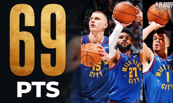 Jokic (24 PTS), Murray (24 PTS) & Porter Jr. (21 PTS) Lead Nuggets In Game 3! 👏 | May 10, 2024