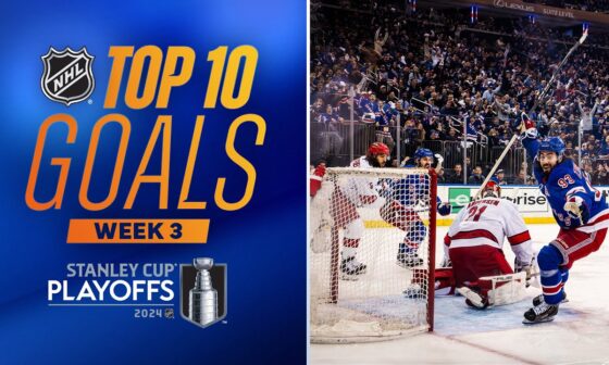 NHL Top 10 Goals from Week 3 | 2024 Stanley Cup Playoffs