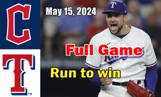 Guardians vs Texas Rangers May 15, 2024 Full Game Highlights | MLB Highlights