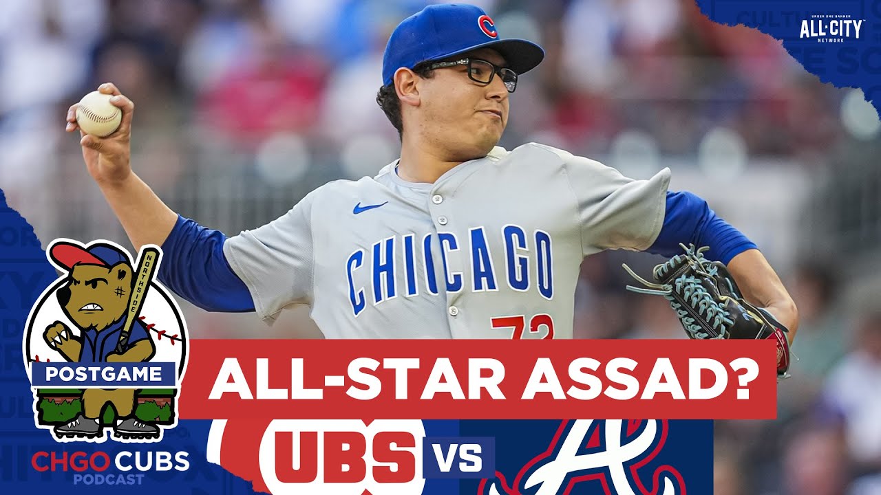 Javier Assad Shuts Down Atlanta Helping Chicago Cubs Avoid Sweep | CHGO Cubs Postgame Podcast