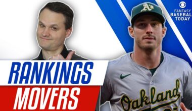 Rankings RISERS & FALLERS! Are Home Runs Down in Baseball!? | Fantasy Baseball Advice