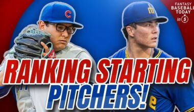 Rankings 3 PITCHERS Including Javier Assad, Bryan Woo & Taj Bradley! | Fantasy Baseball Advice