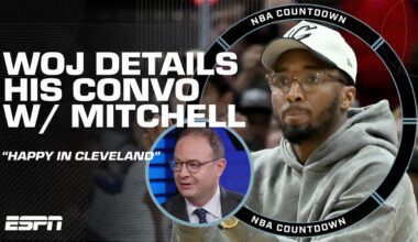 Donovan Mitchell told Woj that he is ‘happy in Cleveland’ | NBA Countdown