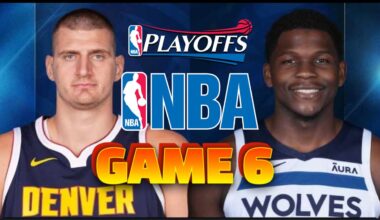Game 6 Minnesota Timberwolves vs Denver Nuggets NBA Live Play by Play Scoreboard / Interga