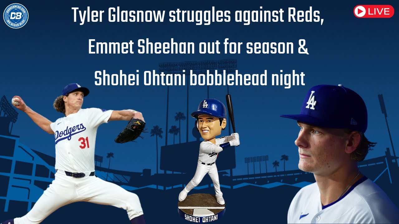 DodgerHeads Postgame: Dodgers streak snapped, Shohei Ohtani bobblehead night & Emmet Sheehan surgery