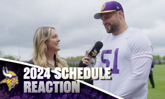 Blake Cashman Reacts to Vikings 2024 Schedule & Playing in Seattle for the First Time