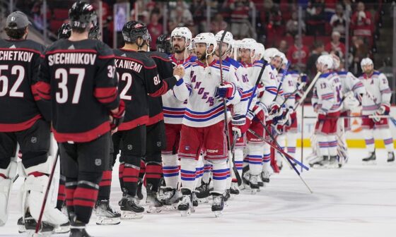 The New York Rangers have advanced to the Eastern Conference Final!! 🗽🤝🌪️