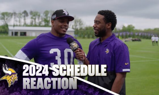 C.J. Ham Reacts to Vikings 2024 Schedule & Week 5 Against the Jets in London
