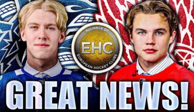 AWESOME RED WINGS & CANUCKS NEWS: AXEL SANDIN-PELLIKKA & JONATHAN LEKKERIMAKI