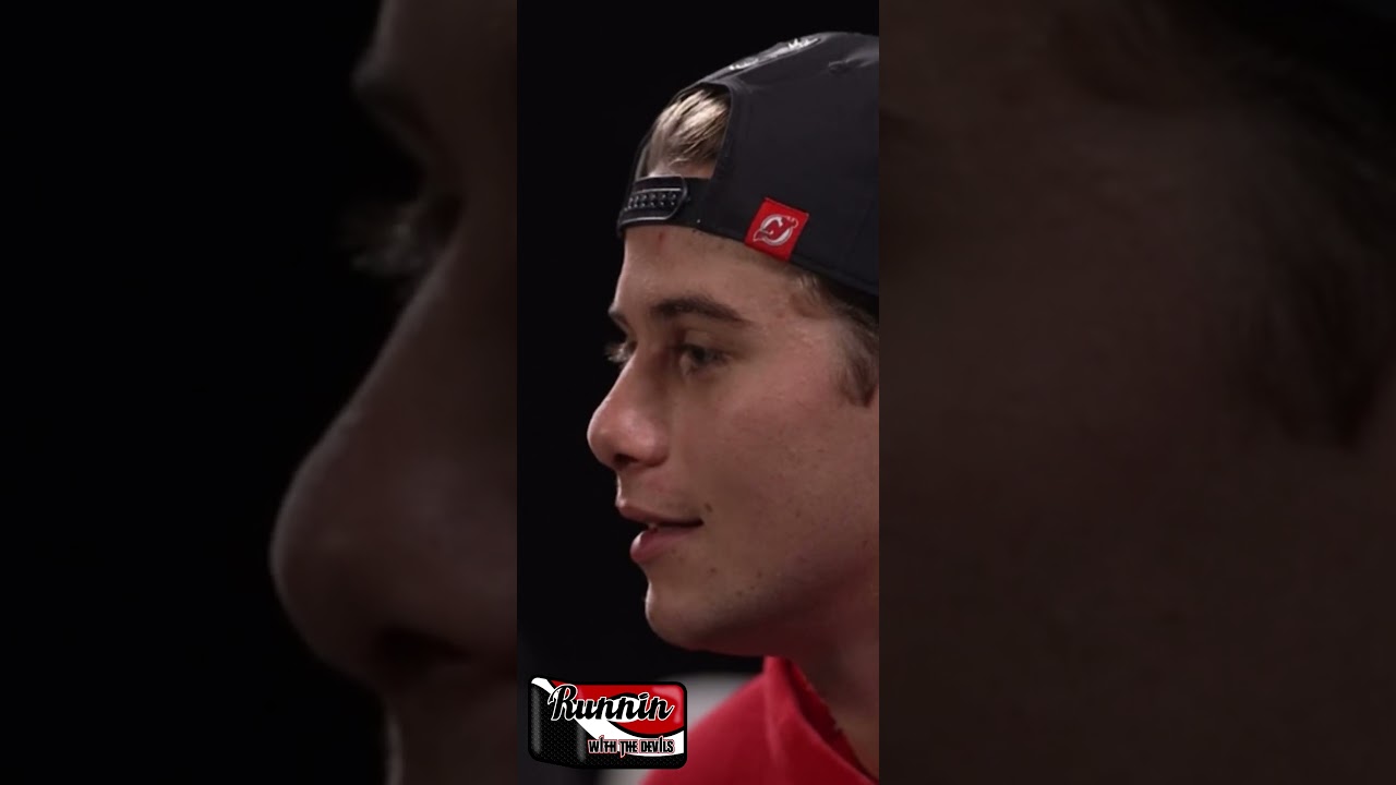 Jack Hughes Talks About Hockey As A Child #jackhughes #short #shortvideo #njdevils #shorts