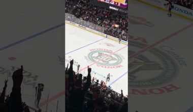 Ducks win in shootout 12/2/23. Leo Carlsson scores against Avalanche.