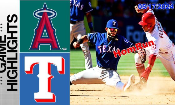 Los Angeles Angels vs Texas Rangers Game Highlights  May 17, 2024 | MLB Highlights | 2024 MLB Season