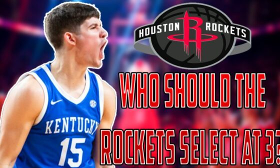 Who Should The Houston Rockets Select With Pick 3 In The 2024 NBA Draft!!