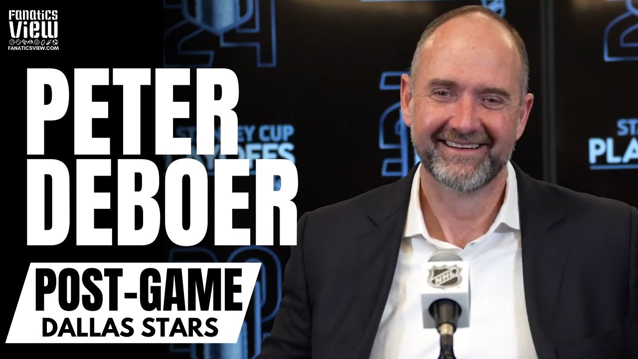 Peter DeBoer Reacts to Dallas Stars Series Win vs. Colorado Avalanche, Matt Duchene Legendary OT GWG