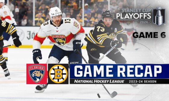 Gm 6: Panthers @ Bruins 5/17 | NHL Highlights | 2024 Stanley Cup Playoffs