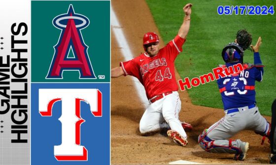 Los Angeles Angels vs Texas Rangers Game Highlights May 17, 2024 | MLB Highlights | 2024 MLB Season