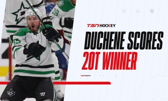 Duchene's double OT winner punches Stars ticket to the Western Conference finals