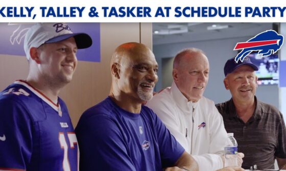 Jim Kelly, Darryl Talley & Steve Tasker Host 2024 "Scout The Schedule" Party! | Buffalo Bills