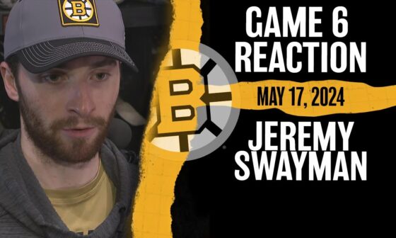 Jeremy Swayman Reacts To Game 6 Loss vs. Florida Panthers
