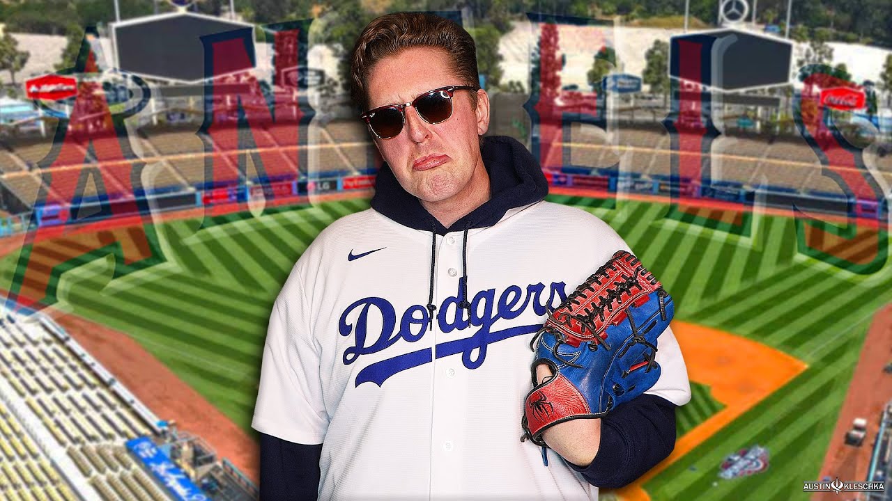 ANGELS FAN HAS TO WEAR DODGERS JERSEY TO DODGER GAME! | Kleschka Vlog