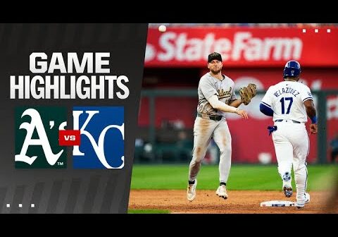 A's vs. Royals Game Highlights (5/18/24) | MLB Highlights