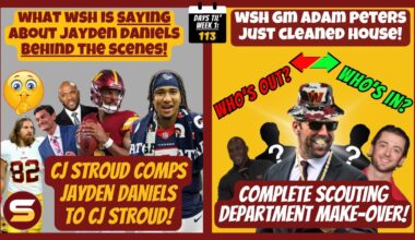 🚨What WSH is Saying About Jayden Daniels IN SECRET! CJ Stroud Comp! + Adam Peters JUST CLEANED HOUSE